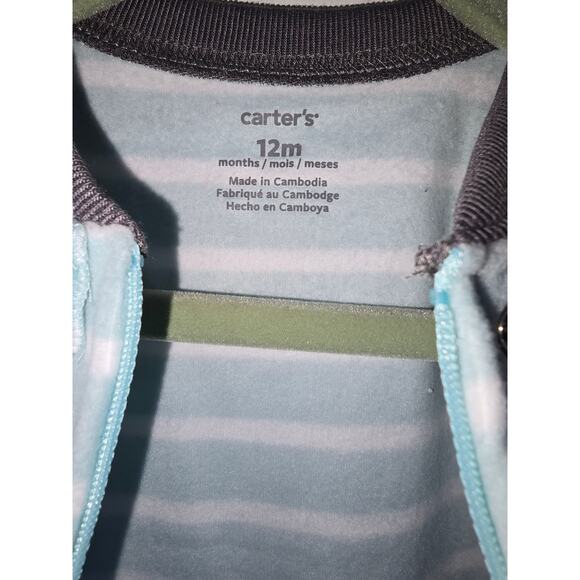 NWT Carter’s Footed Raccoon PJ - 12 Months - Picture 7 of 9